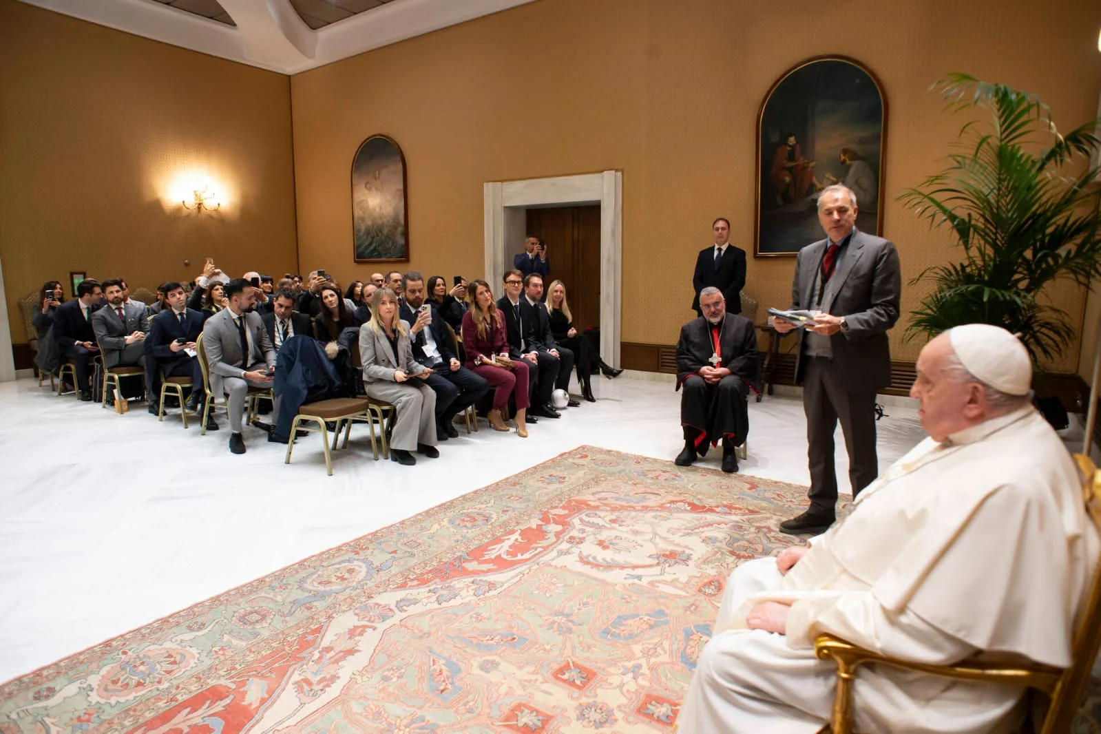 Meeting with Pope Francis — December 2024 — photograph 3
